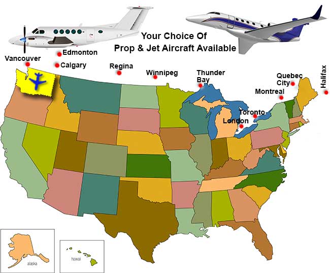 Washington Charter Flight Directory